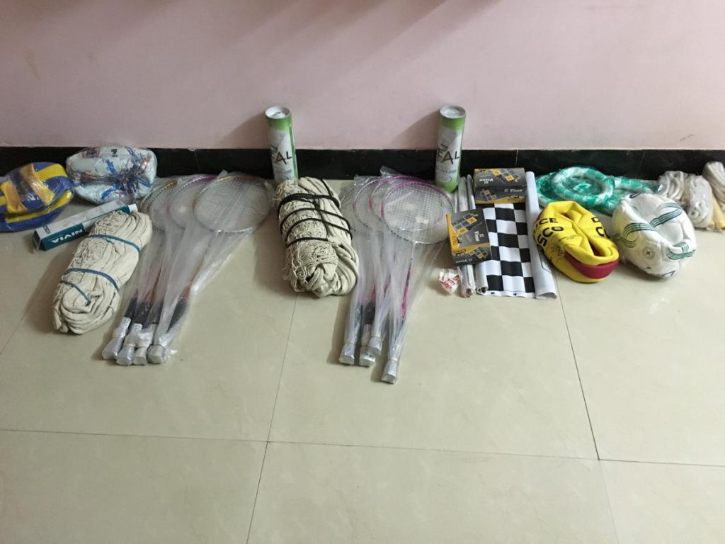 Photo 1 of 6 – Sports Materials & Kids Calendar Donation to Govt. Schools