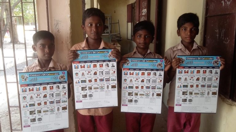 Photo 4 of 7 – Kids Learning Calendars to Govt. Schools