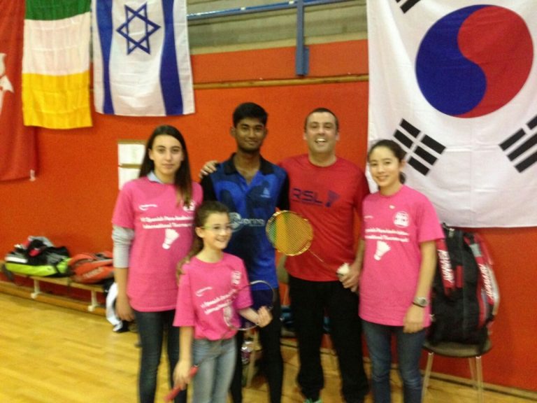 Photo 2 of 6 – Support for Abbas Sugil for Spanish Para – Badminton International 2017 Participation