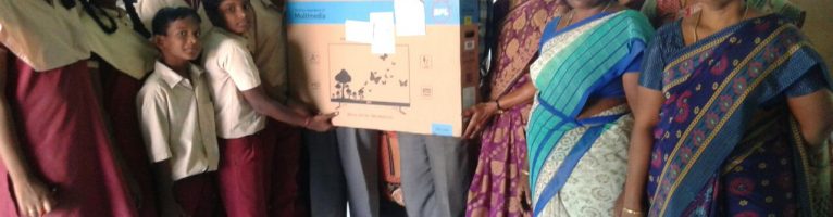 Feb 2017 – TV Donation to Govt School